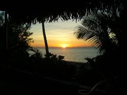 Sunset from villa 